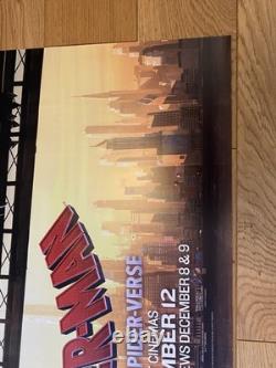 Rare Spider-Man Into The Spider Verse UK Movie Quad Poster 30x40 Inches