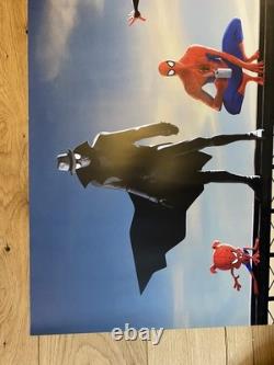 Rare Spider-Man Into The Spider Verse UK Movie Quad Poster 30x40 Inches