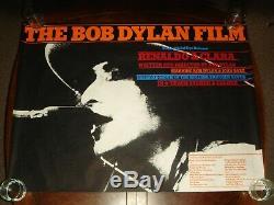 Rare Vintage THE BOB DYLAN FILM RENALDO & CLARA 1978 UK Quad POSTER