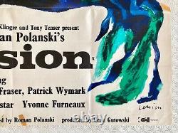 Repulsion Original 1965 Movie Quad Poster Roman Polanski Deneuve Jan Lenica Art