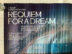 Requiem For A Dream Original DS Movie Quad Poster 2000 Darren Aronofsky