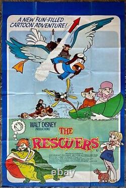 Rescuers Original UK Double Quad Movie Walt Disney