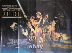 Return Of The Jedi (1983), Original UK Quad Movie Poster