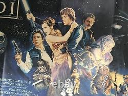 Return Of The Jedi (1983), Original UK Quad Movie Poster