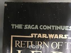 Return Of The Jedi (1983), Original UK Quad Movie Poster