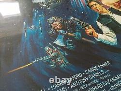 Return Of The Jedi Original Uk Quad Movie Poster 1983 Rolled London Underground