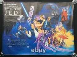 Return of the Jedi Original Quad Movie Poster Rolled Star Wars George Lucas 1983