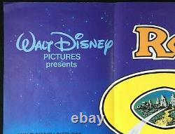 Return to Oz ORIGINAL Quad Movie Poster Fairuza Balk Walt Disney 1985