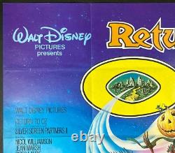 Return to Oz ORIGINAL Quad Movie Poster Fairuza Balk Walt Disney 1985
