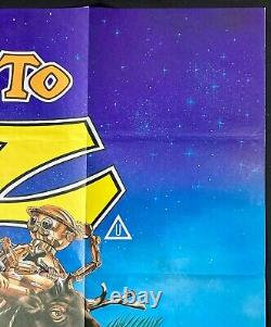 Return to Oz ORIGINAL Quad Movie Poster Fairuza Balk Walt Disney 1985