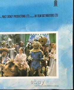 Return to Oz ORIGINAL Quad Movie Poster Fairuza Balk Walt Disney 1985