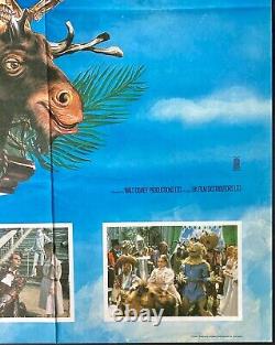 Return to Oz ORIGINAL Quad Movie Poster Fairuza Balk Walt Disney 1985