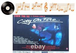 Ringo Lam's City On Fire 1987 Original UK Quad Movie Poster