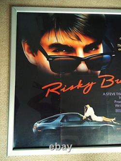 Risky Business 1983 Tom Cruise Vintage Uk Quad Movie Poster Collecible Rare Gem