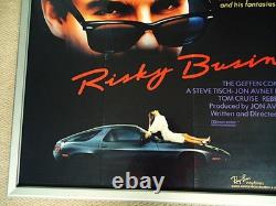 Risky Business 1983 Tom Cruise Vintage Uk Quad Movie Poster Collecible Rare Gem