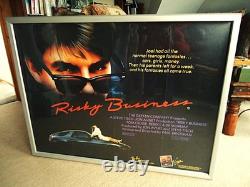 Risky Business 1983 Tom Cruise Vintage Uk Quad Movie Poster Collecible Rare Gem