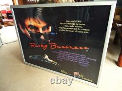 Risky Business 1983 Tom Cruise Vintage Uk Quad Movie Poster Collecible Rare Gem