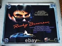 Risky Business 1983 Tom Cruise Vintage Uk Quad Movie Poster Collecible Rare Gem