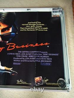 Risky Business 1983 Tom Cruise Vintage Uk Quad Movie Poster Collecible Rare Gem
