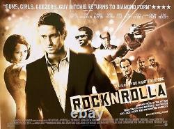 RocknRolla Original 2008 Quad Poster Guy Ritchie Gerard Butler Idris Elba