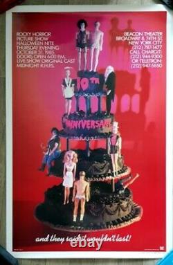 Rocky Horror Picture Show. 1985. Recalled Original Poster. Rare