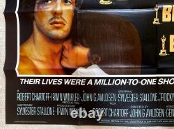 Rocky Original 1976 Movie Quad Poster Sylvester Stallone Talia Shire