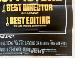 Rocky Original 1976 Movie Quad Poster Sylvester Stallone Talia Shire