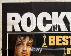 Rocky Original 1976 Movie Quad Poster Sylvester Stallone Talia Shire
