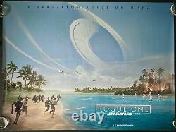 Rogue One A Star Wars Story Original Quad Movie Cinema Poster TEASER 2016