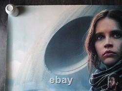 Rogue One Original Quad Poster 2016 D Sided Star Wars Uk Movie Cinema Poster