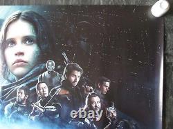 Rogue One Original Quad Poster 2016 D Sided Star Wars Uk Movie Cinema Poster