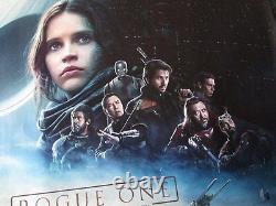 Rogue One Original Quad Poster 2016 D Sided Star Wars Uk Movie Cinema Poster