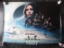 Rogue One Original Quad Poster 2016 D Sided Star Wars Uk Movie Cinema Poster