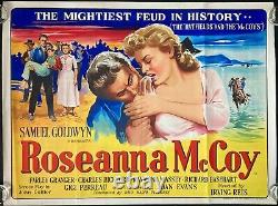 Roseanna McCoy Original Quad Movie Cinema Poster Farley Granger Joan Evans 1949
