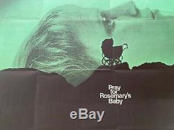 Rosemary's Baby Original UK British Quad Film Poster (1968) Roman Polanski