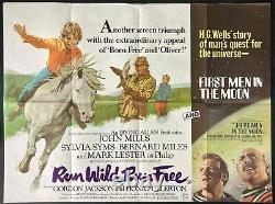 Run Wild Run Free First Men In The Moon ORIGINAL Quad Movie Poster Harryhausen