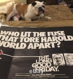 SALE! Rare ORIGINAL uk QUAD MOVIE CINEMA POSTER'79 Long Good Friday Who Lit Fuse