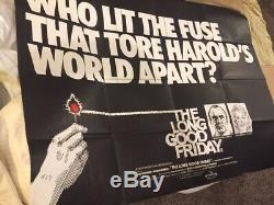 SALE! Rare ORIGINAL uk QUAD MOVIE CINEMA POSTER'79 Long Good Friday Who Lit Fuse