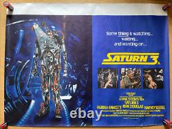 SATURN 3 Original UK Quad Movie Poster (Rolled) Kirk Douglas 1980