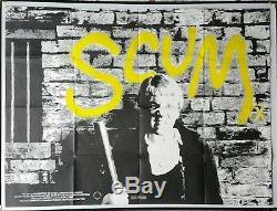 SCUM (1979) original UK quad movie poster Ray Winstone borstal drama