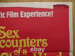 SEX ENCOUNTERS OF A CLOSE KIND (1976) original UK quad film/movie poster, adult