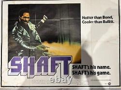 SHAFT' Original Quad Film Poster Classic