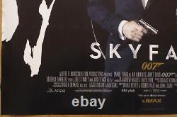 SKYFALL (2012) original UK main quad film/movie poster, James Bond, 007