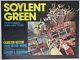 Soylent Green 1973 Uk Quad Original Poster 30x40 Classic Film Sci-fi Thriller 70