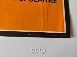 STANLEY KUBRICK'S 2001 A SPACE ODYSSEY (1968) RARE ORIG. 70s RR UK QUAD POSTER