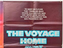 STAR TREK IV THE VOYAGE HOME (1986) Original Quad Movie Poster Leonard Nimoy