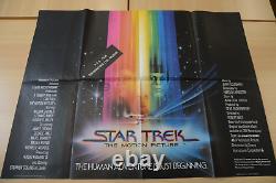 STAR TREK THE MOTION PICTURE Cinema Quad Poster 1979, LEONARD NIMOY