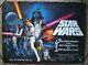 Star Wars 1977 Rare Original Movie Poster Uk British Quad Rolled Nm 30x 40