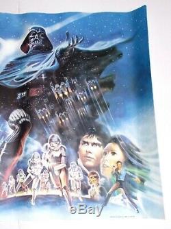 STAR WARS EMPIRE STRIKES BACK 1980 ORIGINAL BRITISH QUAD 30x40 MOVIE POSTER ESB