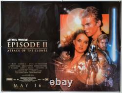 STAR WARS EPISODE II ATTACK OF THE CLONES (2002) Original Quad Film Poster
